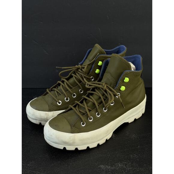 Converse All Star Lugged Leather Hi Women’s Athletic Sneaker size 11 no box - Picture 1 of 8